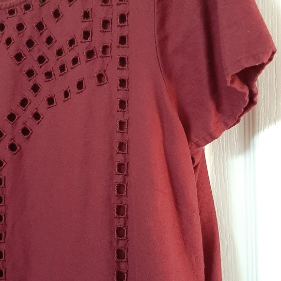 Old Navy Shift Dress with Front Cutout Pattern and a Slip size L - Picture 11 of 16